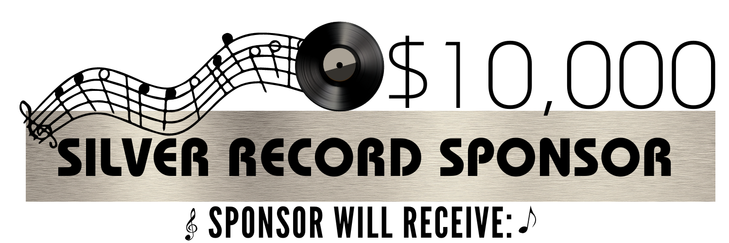 Silver record sponsor $10,000